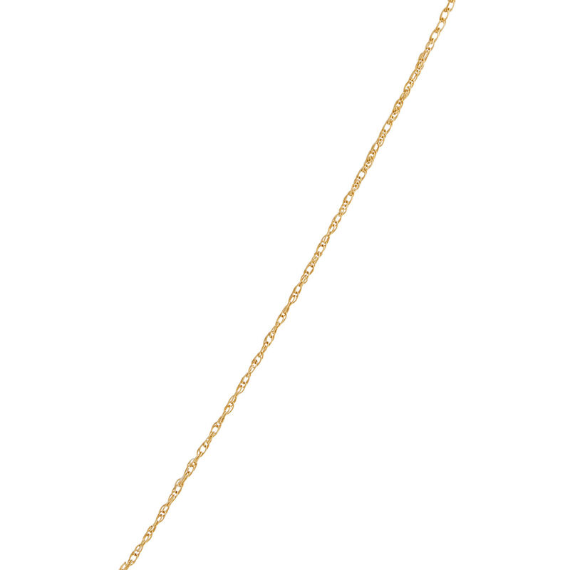 Classic Round Diamond Pendant, ⅕ Carat Total Weight, 14K Yellow Gold image number 2
