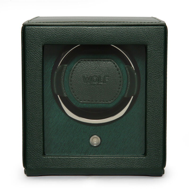WOLF Cub Single Watch Winder With Green Cover image number 1