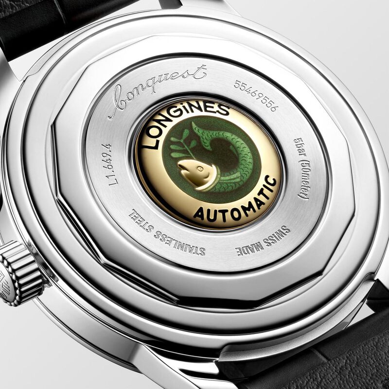 Longines Conquest Heritage Green Dial Watch, 38mm image number 4