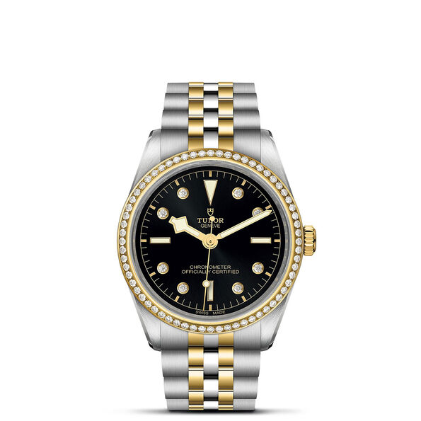 TUDOR Black Bay S&G Black With Diamond Dial Watch, 36mm