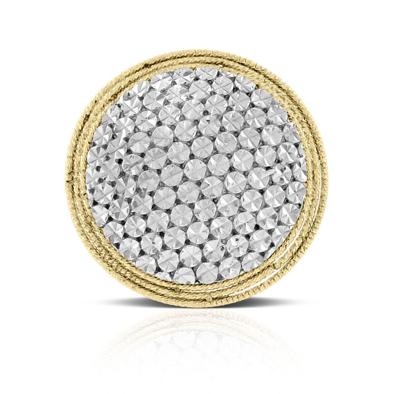 Toscano Diamond Cut Halo Ring 14K image number 0