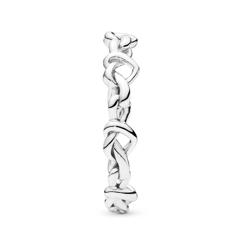 Pandora Knotted Hearts Band Ring image number 1