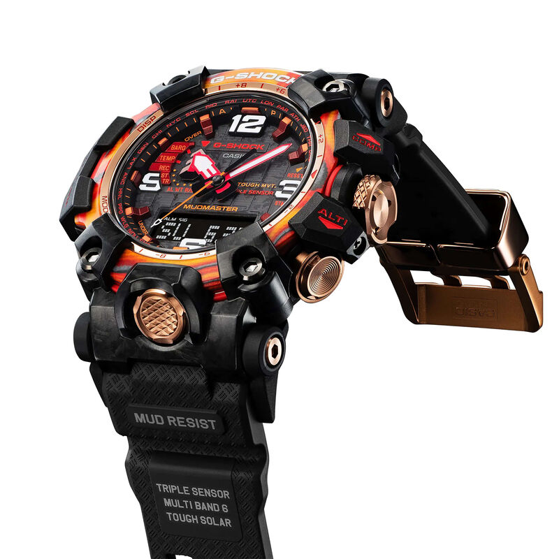 G-Shock Master of G - Land Mudmaster Watch Flare Red Case, 61.2mm image number 2