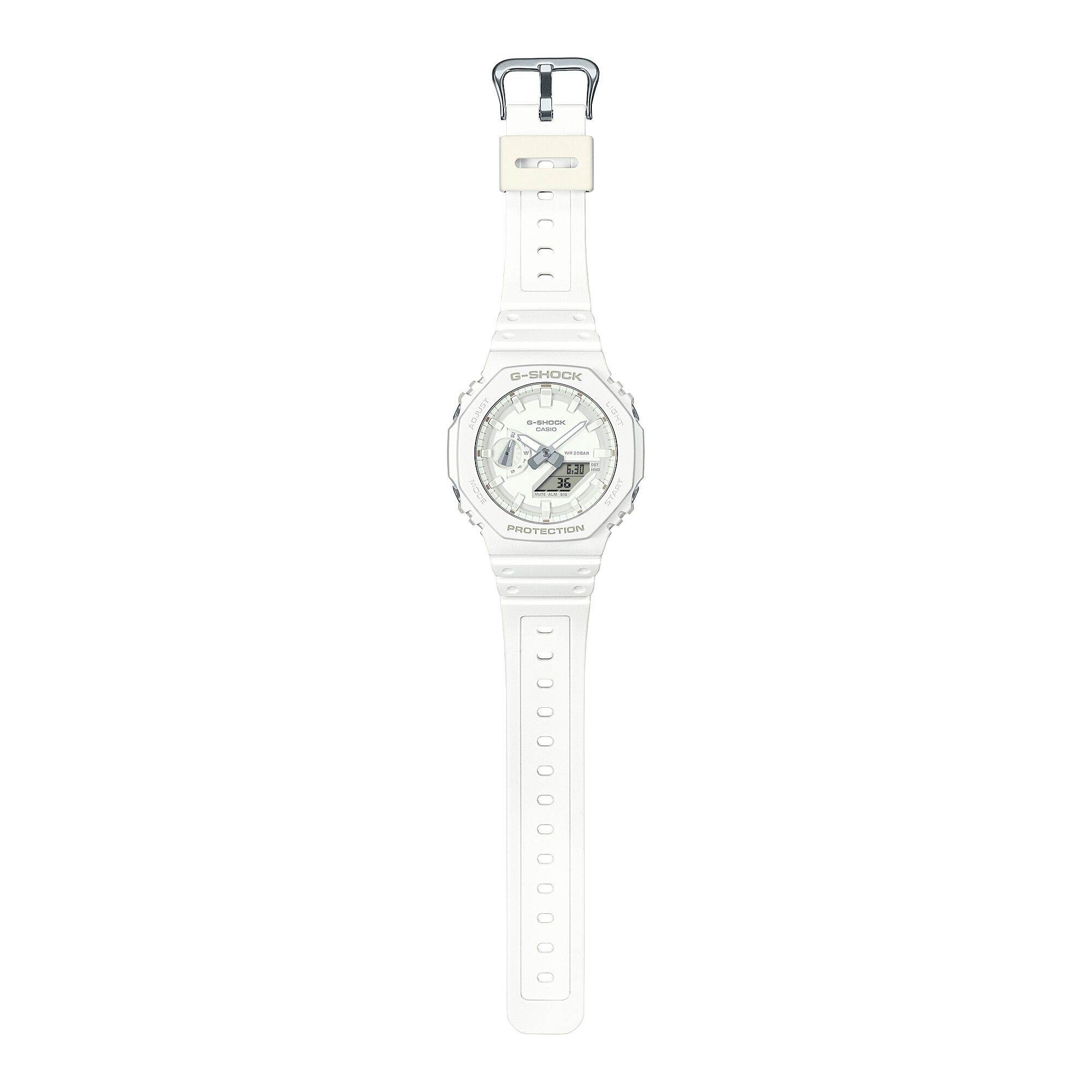 G-Shock Analog-Digital White Dial, 45mm
