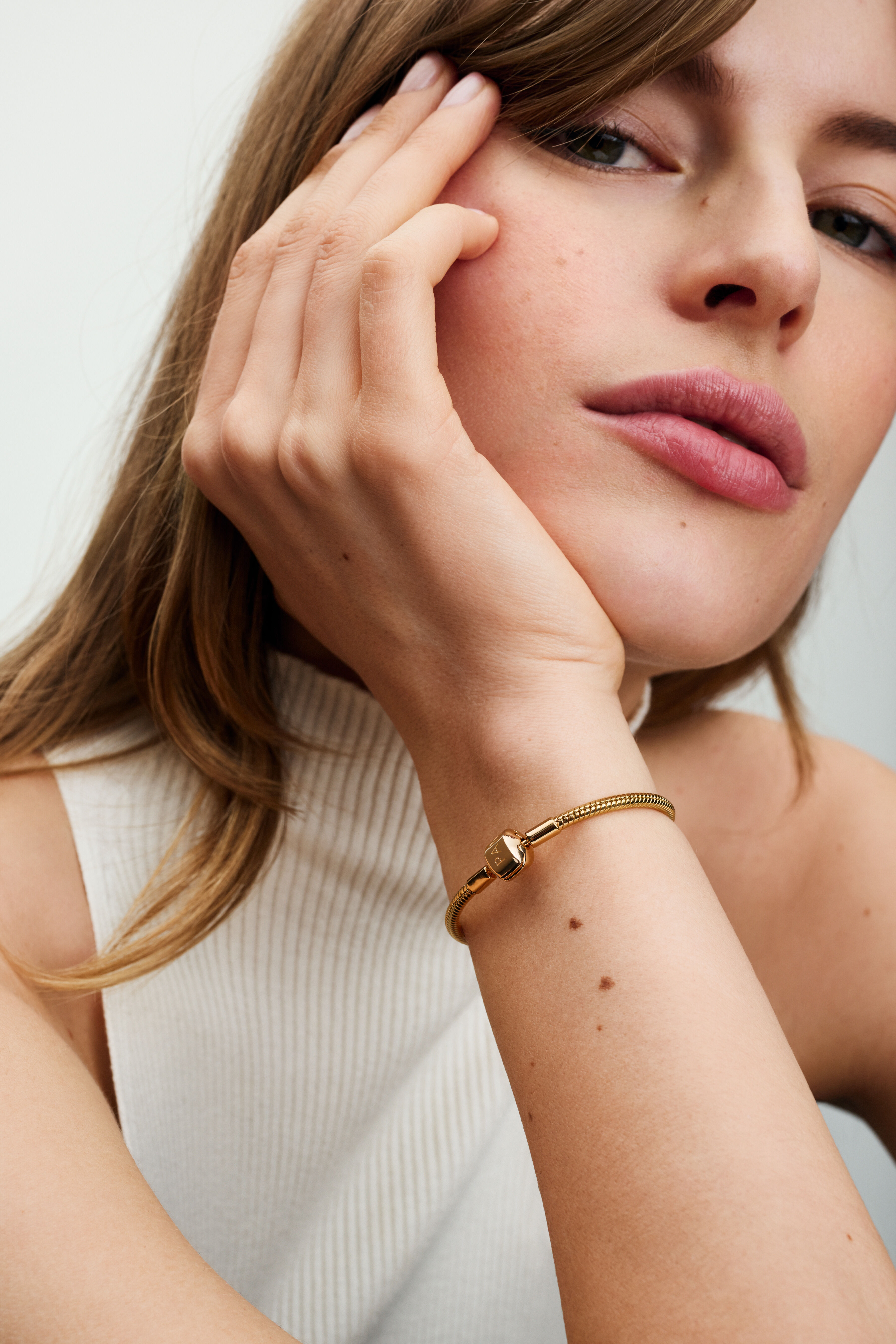 Pandora Barrel Clasp Snake Chain Bracelet