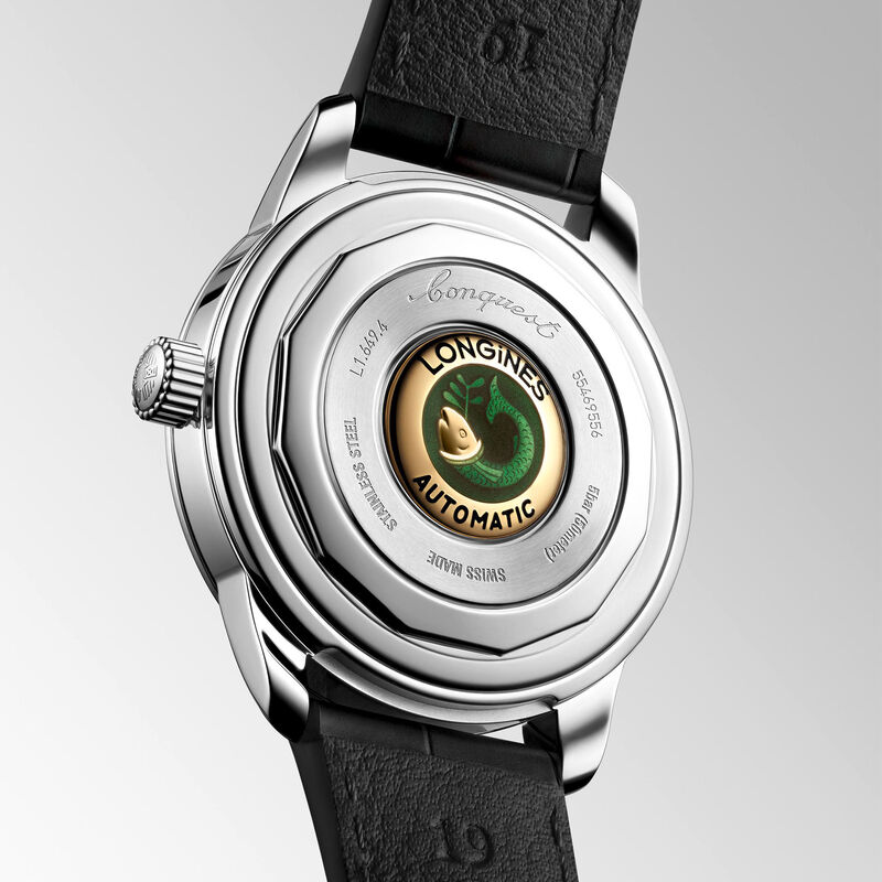 Longines Conquest Heritage Black Dial Watch, 38mm image number 3