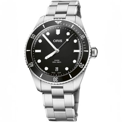 Oris Divers Date Black Dial, 39 mm