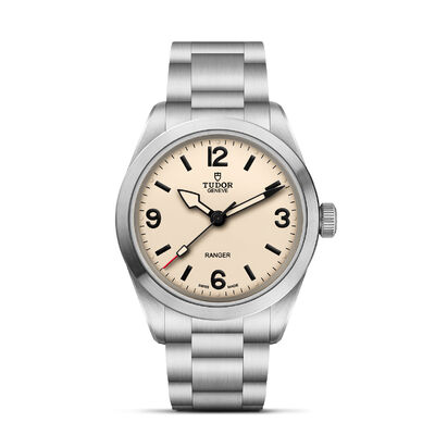 TUDOR Ranger Beige Dial Watch, 39mm