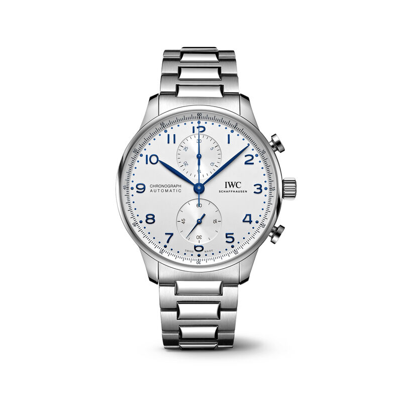 IWC Portugieser Chronograph Silver Dial Watch, 41mm image number 0