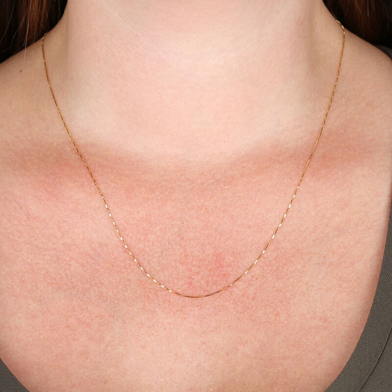 Box Chain 14K, 20" image number 1