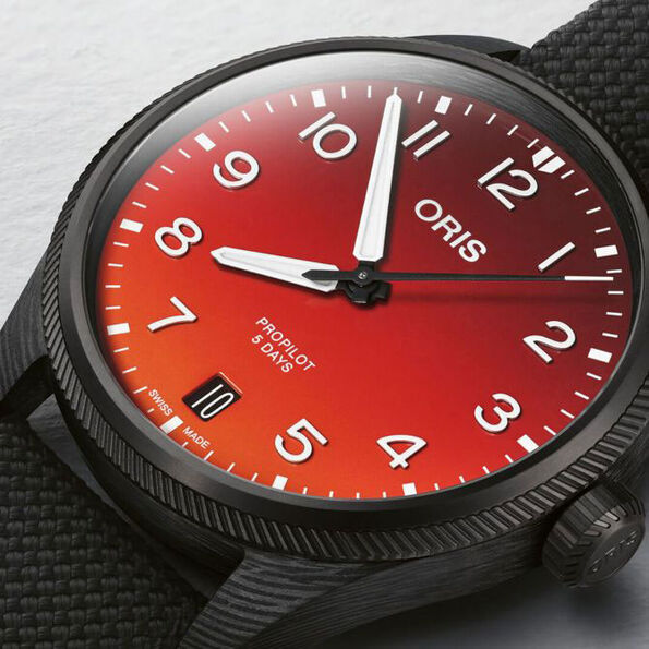 Oris Coulson Limited Edition Watch Orange Dial, 41mm