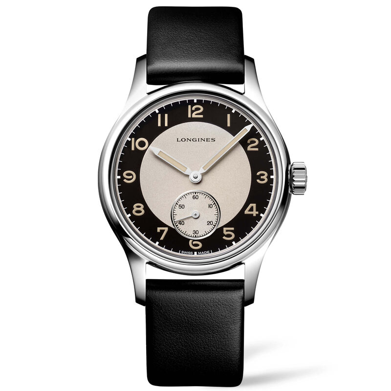 Longines Heritage Classic Tuxedo Leather Automatic Watch, 38mm image number 0