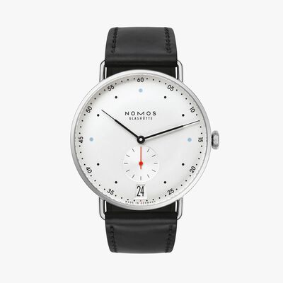 NOMOS Metro Date White Dial Watch, 38.5mm