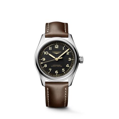 Longines Spirit Pilot Black Dial Watch, 39mm