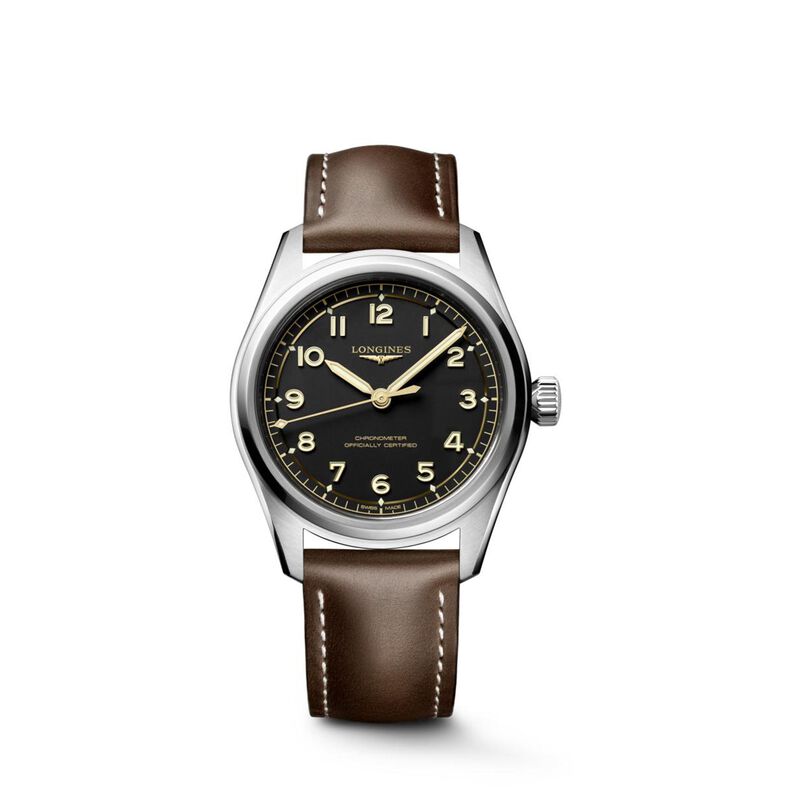 Longines Spirit Pilot Black Dial Watch, 39mm image number 0