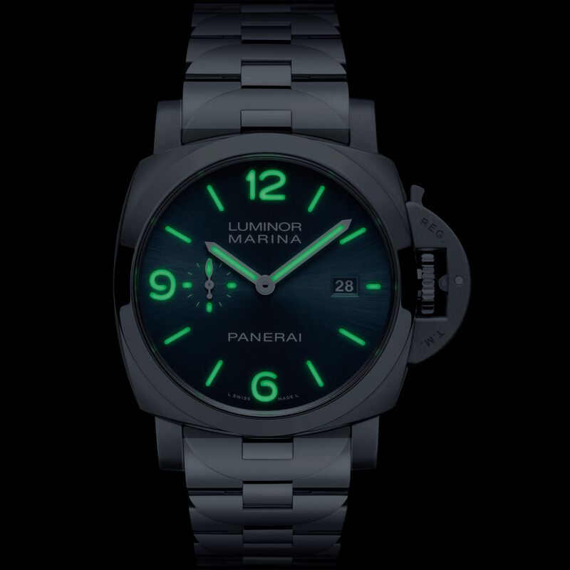 Panerai Luminor Marina Blue Dial Watch, 44mm image number 2