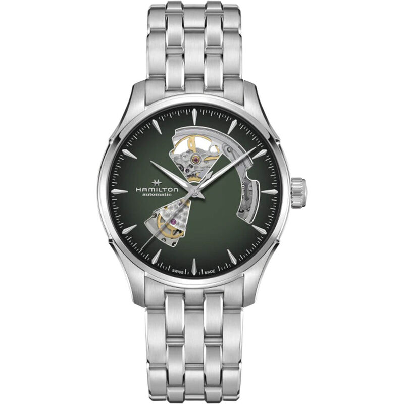 Hamilton Jazzmaster Open Heart Automatic Watch Green Dial, 40mm image number 1