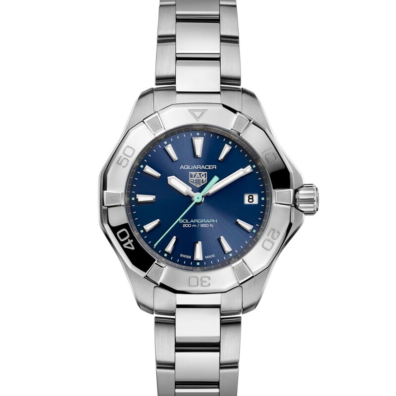 TAG Heuer Aquaracer Professional 200 Solargraph Blue Dial, 34mm image number 0
