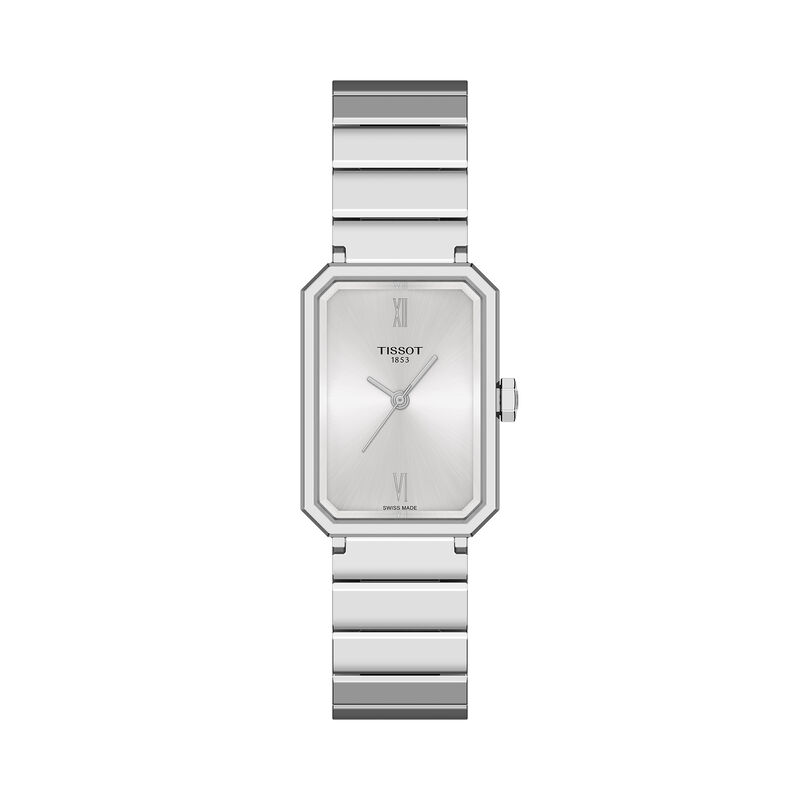 TISSOT SRV Silver Tone Dial Watch, 30mm x 21.8mm image number 0