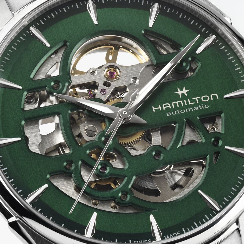 Hamilton Jazzmaster Skeleton Auto Green Dial Watch, 40mm image number 2
