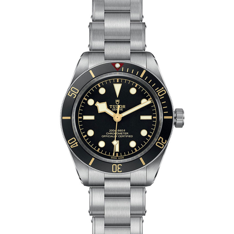 TUDOR Black Bay Fifty- Eight Watch Steel Case Black Dial Steel Bracelet, 39mm image number 1