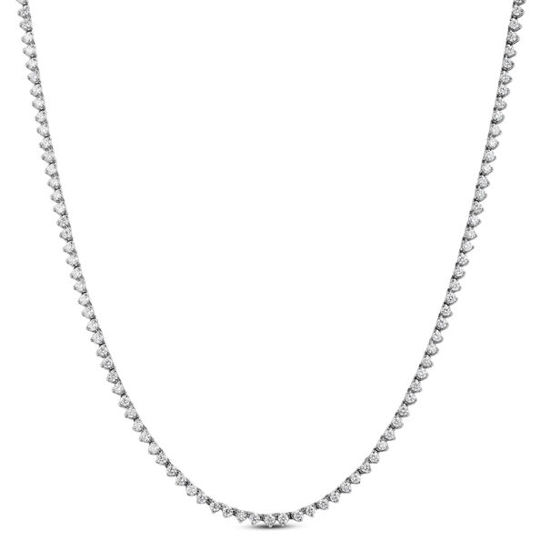 Diamond Choker Necklace, 14K White Gold