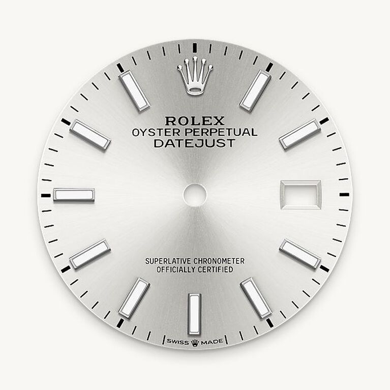 rolex datejust in oystersteel, m126200-0002 - silver dial - ben bridge