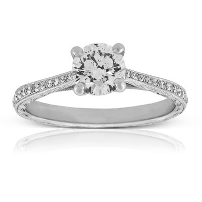Diamond Engagement Ring 14K