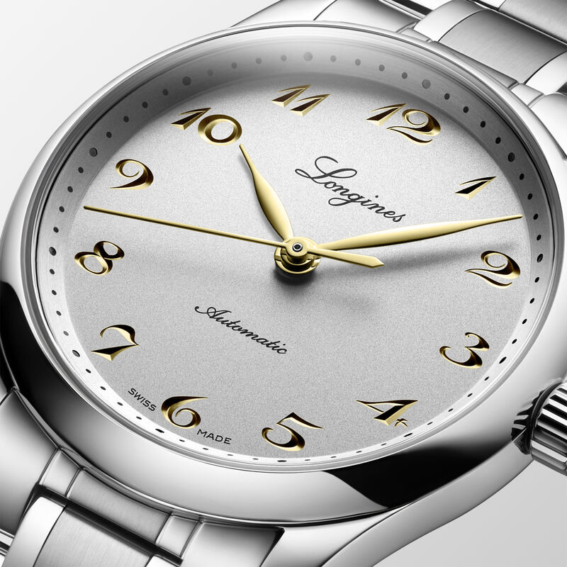Longines Master Collection Silver Dial Watch, 34mm image number 3