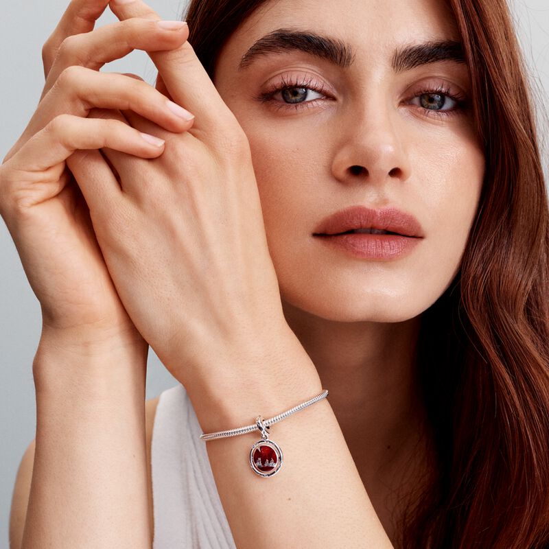 Pandora Stranger Things Glow-in-the-dark Upside Down Dangle Charm image number 4