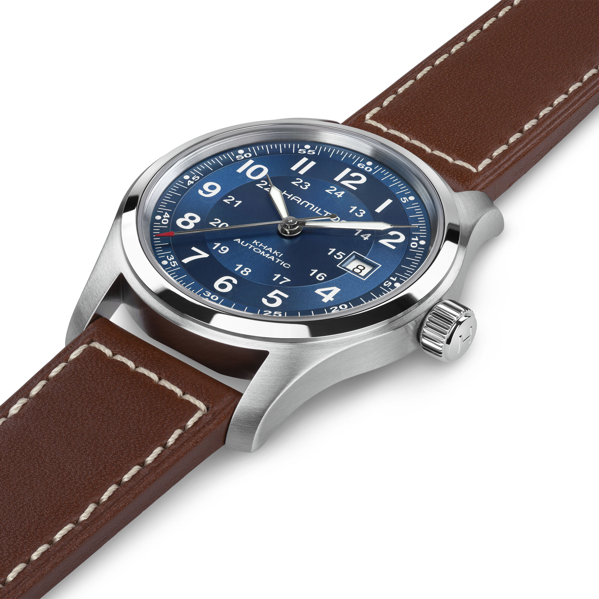 Hamilton Khaki Field Auto Blue Dial Watch, 42mm
