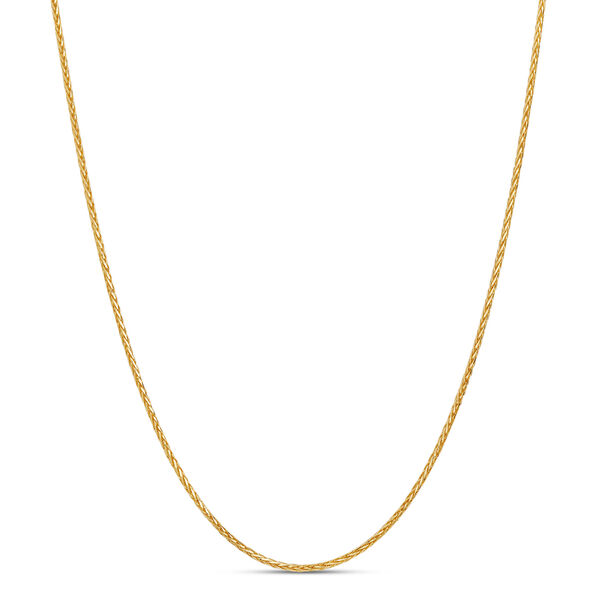 22-Inch Sliding Adjustable Gold Neck Chain, 14K Yellow Gold
