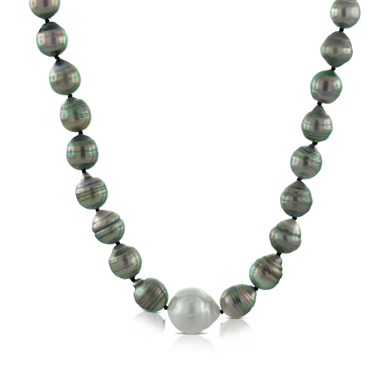 Cultured South Sea & Tahitian Pearl Strand image number 1