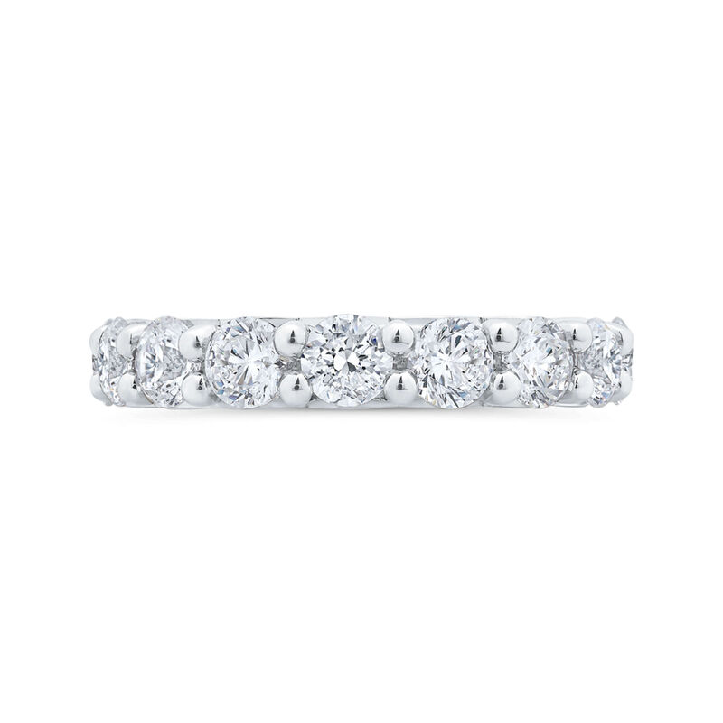 Bella Ponte French Pave Diamond and Platinum Bridal Ring, 2 ctw image number 1