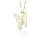 Toscano Butterfly Necklace 14K