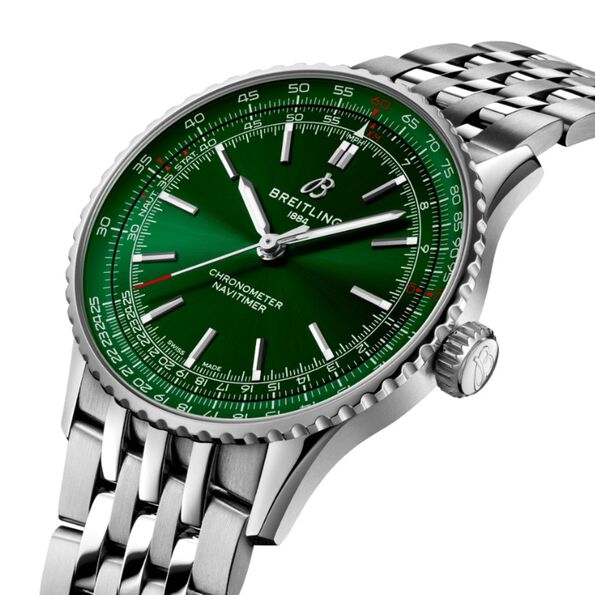 Breitling Navitimer Automatic Green Dial Watch, 41mm