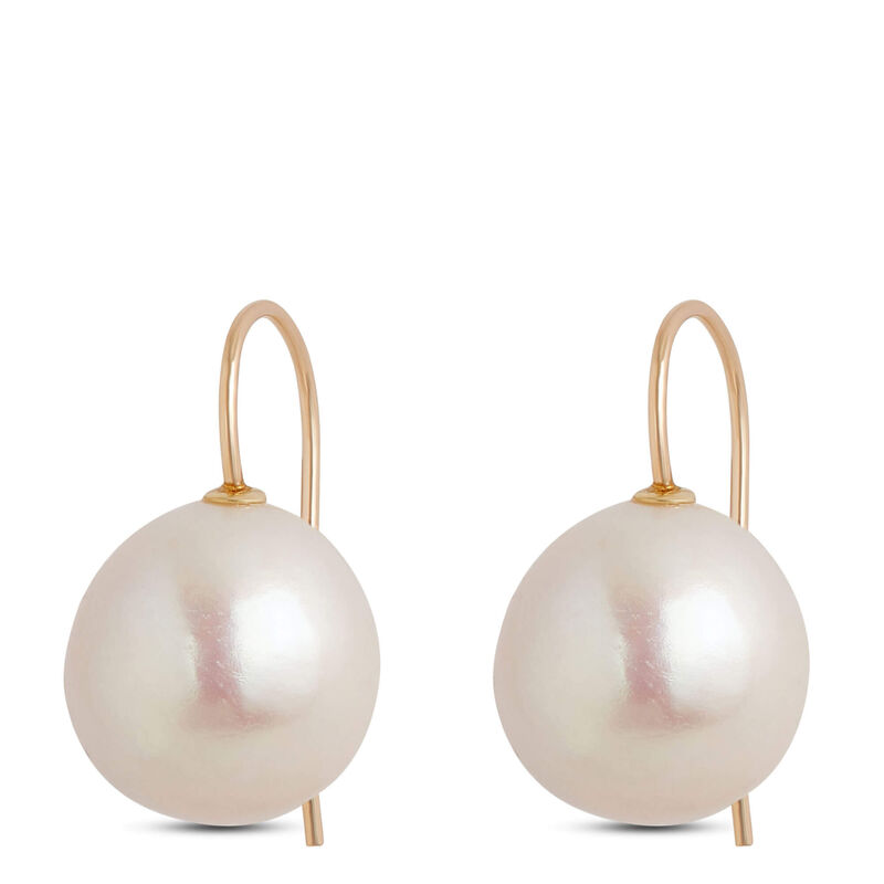 Baroque Cultured Pearl Drop Earrings, 14K Yellow Gold image number 0