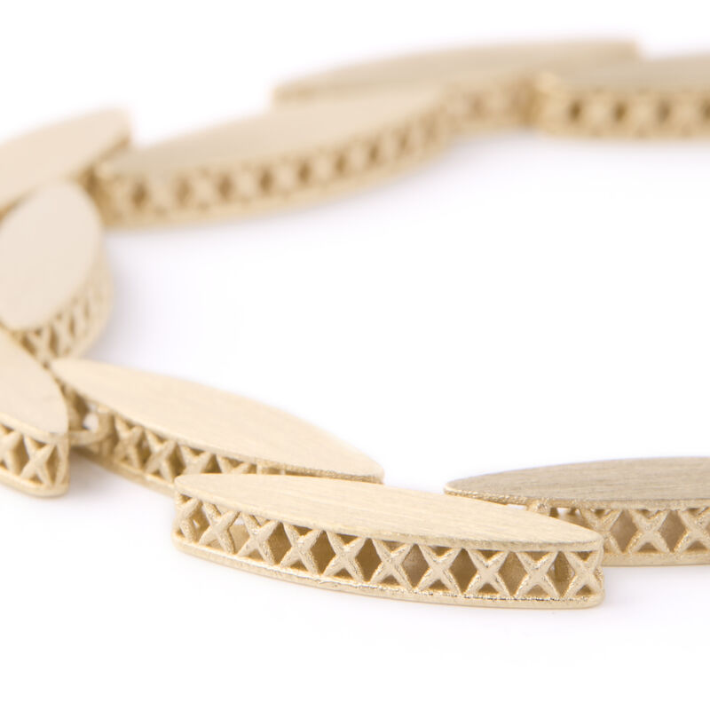 Toscano Overlapping Marquise Shapes, 14K Yellow Gold image number 3