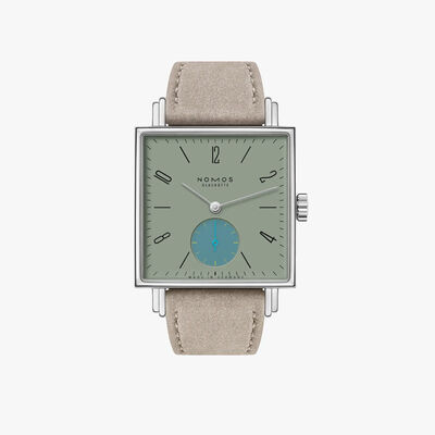 NOMOS Tetra Salvia Green Dial Watch, 29.5mm