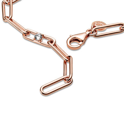 Pandora Link Chain & Stones CZ Bracelet
