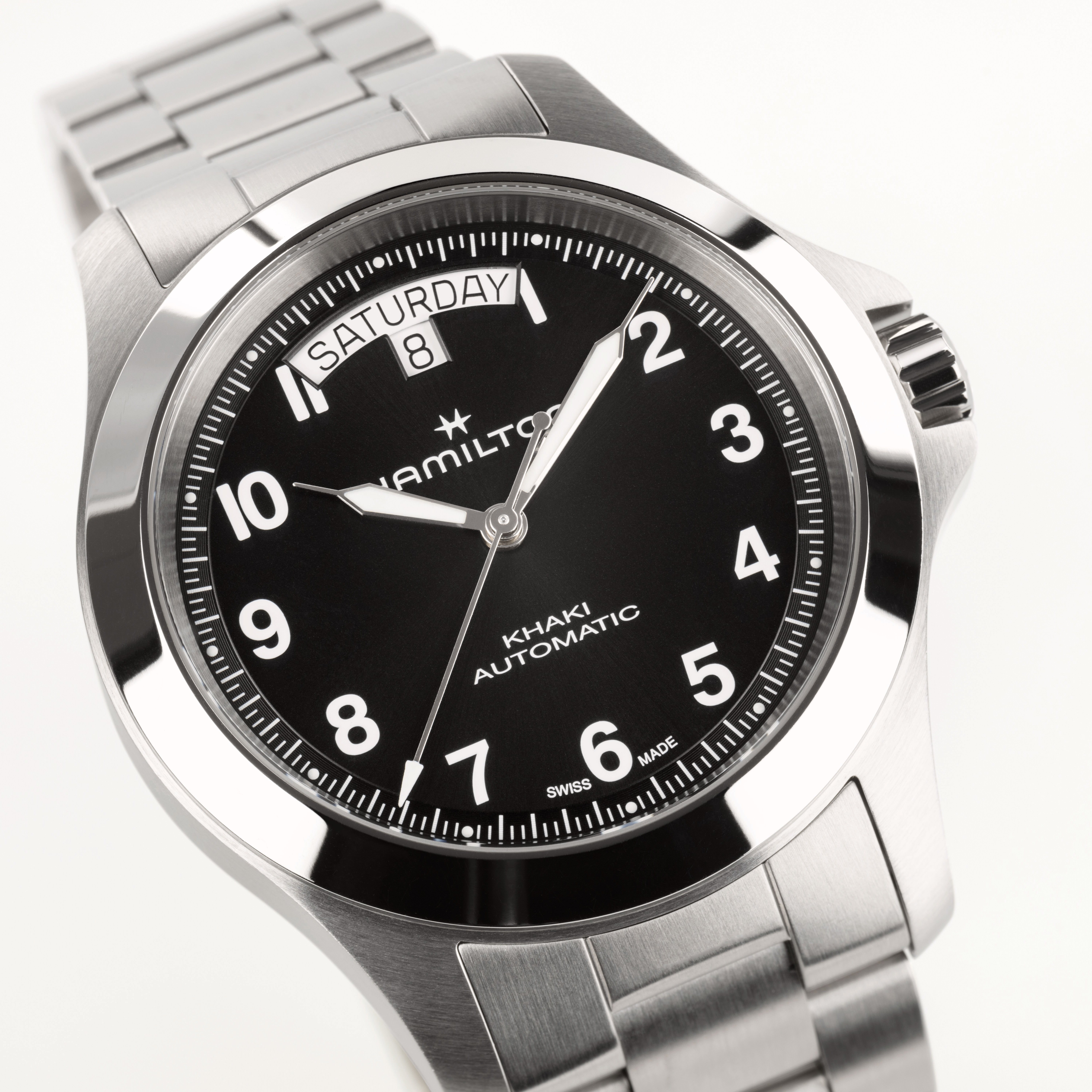 Hamilton Jazzmaster Quartz Black Dial Watch, 40mm