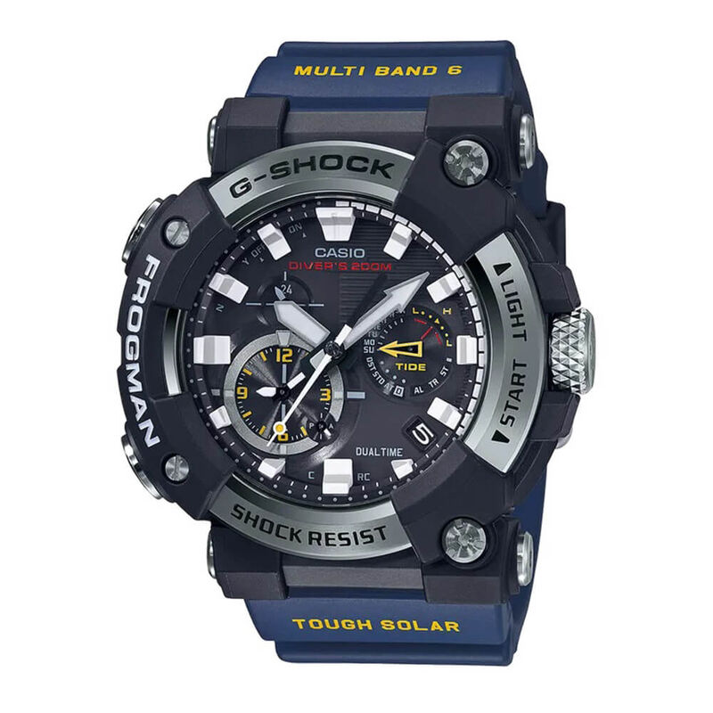G-Shock Master of G Frogman Solar Bluetooth Blue Strap Watch, 56.7mm image number 0