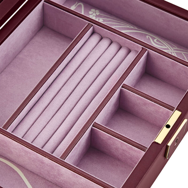 WOLF X LIBERTY Ianthe Medium Jewelry Box - Burgundy image number 3