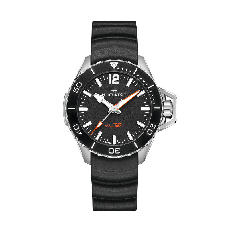Hamilton Khaki Navy Frogman Auto Black Dial Watch, 36mm image number 0