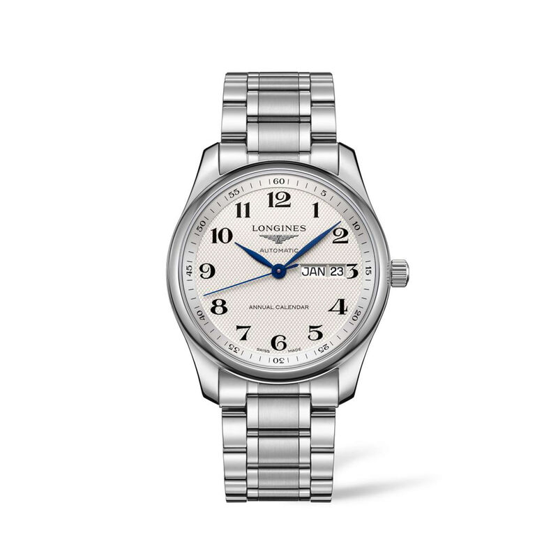 Longines Master Collection Watch Silver Dial Steel Bracelet, 40mm image number 0