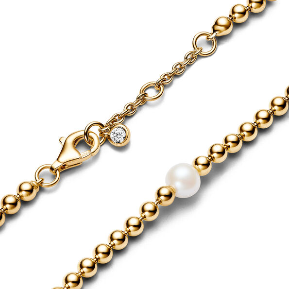 Pandora Treated Freshwater Cultured Pearl & Beads Bracelet