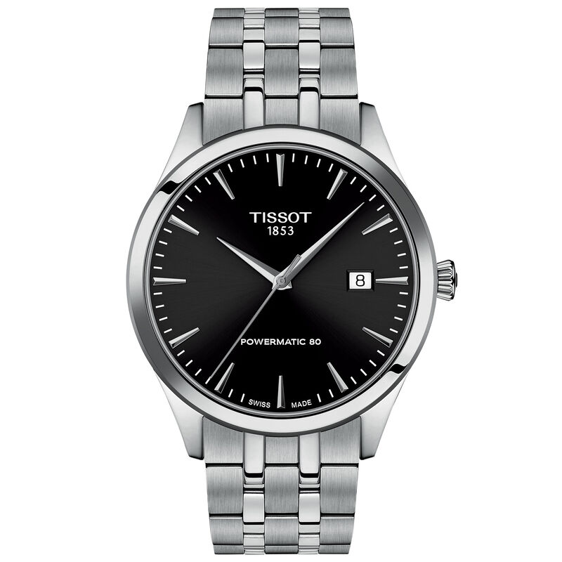TISSOT Classic Dream Black Dial Watch, 40mm image number 0