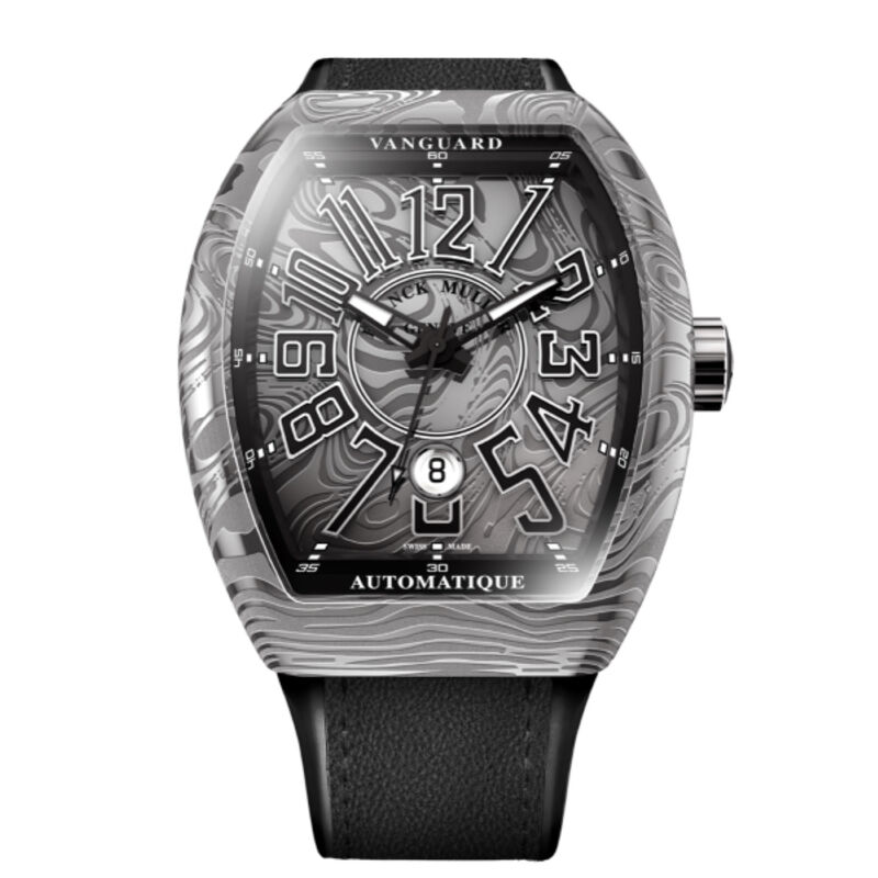Franck Muller Vanguard Damascus Steel Grey Dial Watch, 44mm x 53.7mm image number 1