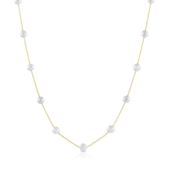 Freshwater Cultured Pearl Necklace 14K
