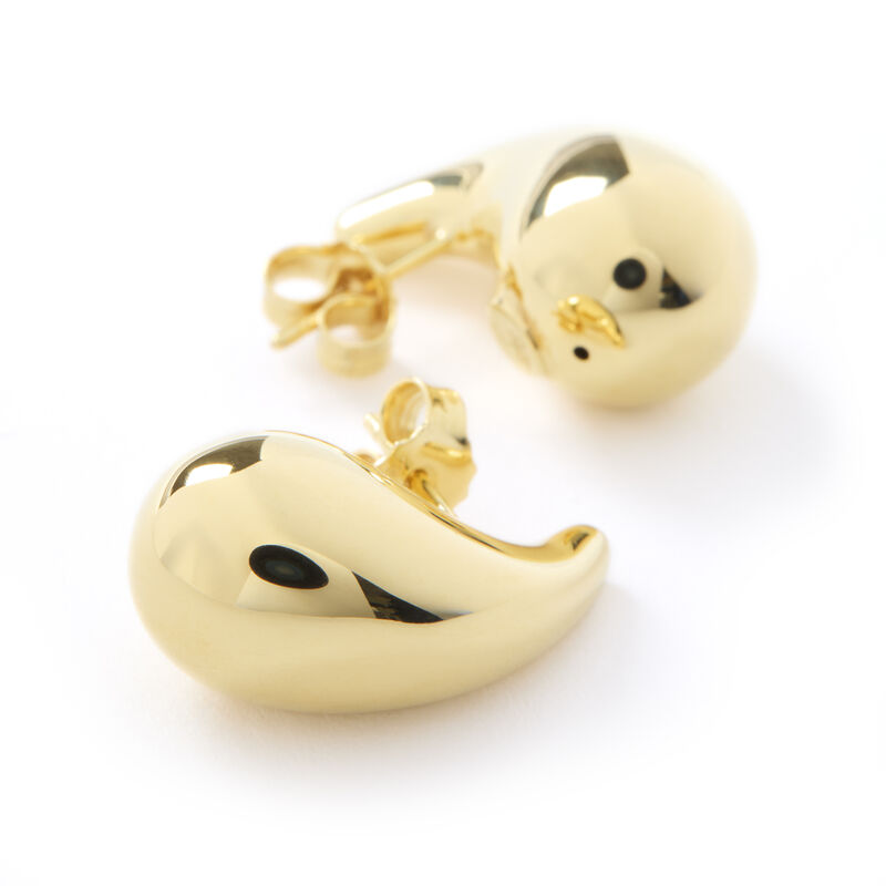 Toscano Teardrop Studs, 14K Yellow Gold image number 1
